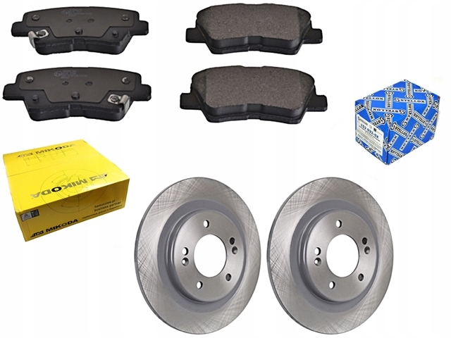 Kotouče brzdové destičky zadní Hyundai i30 II Kia Ceed 2 -epb 2011-2016