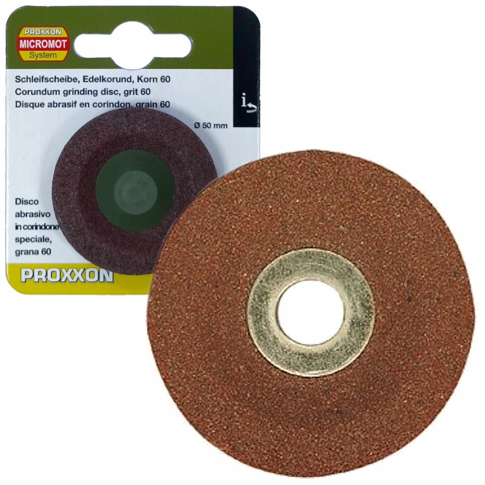 Proxxon Tarcza ścierna korundowa do ostrych krawędzi 50mm gr 60 do Lhw