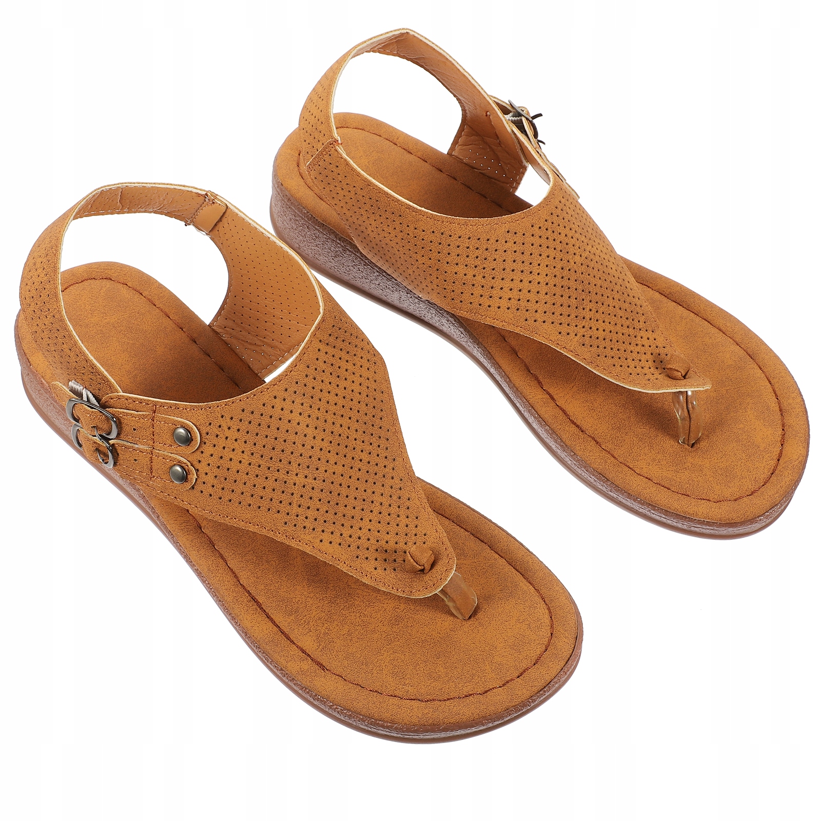 WYGODNE SANDAŁY DAMSKA SUKIENKA NA OBCASIE Model 50004411