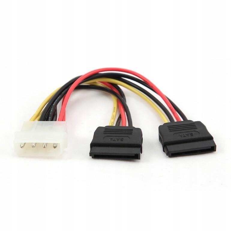 Kabel do dysków Serial Ata zasilający X2 Sata 0.3m Gembird