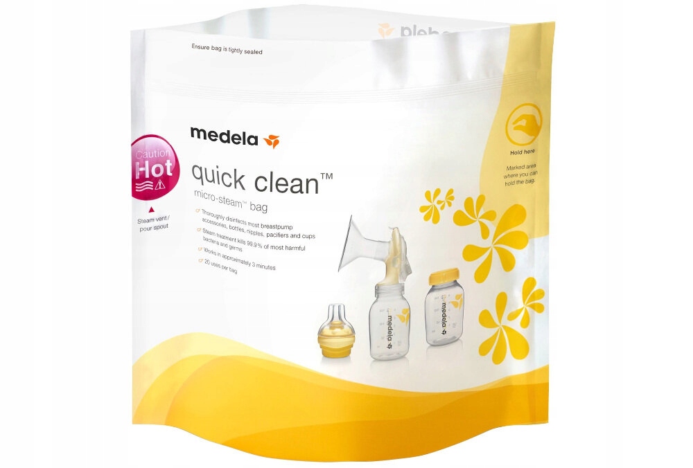 Torebki do dezynfekcji MEDELA Quick Clean 008.0069 Kod producenta MED008.0069