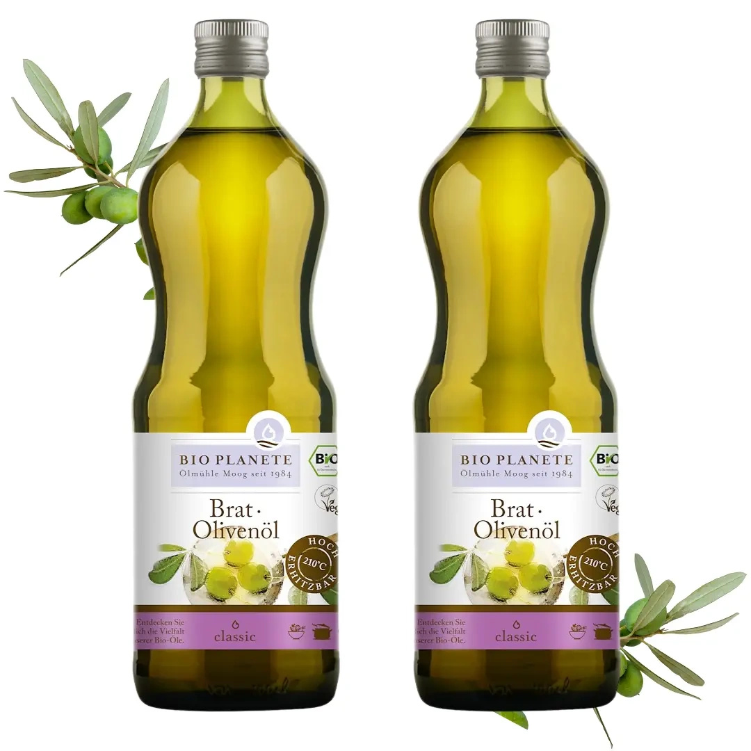 Zestaw Oliwa z oliwek do smażenia 2 x 1 l Bio Planete (eko)