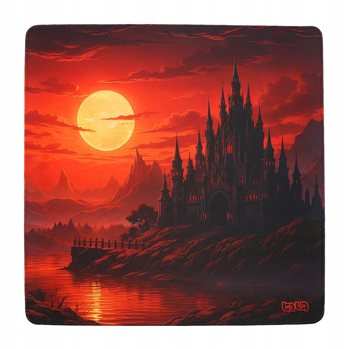 Mata Pod Krzesło Moonshadow Keep 100x100 Tilt Ergonomiczna Ochrona podłogi