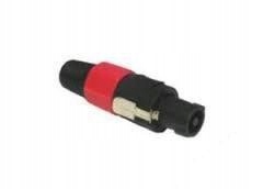 Wtyk Speakon Talvico SPEAK-ON-R czerwony