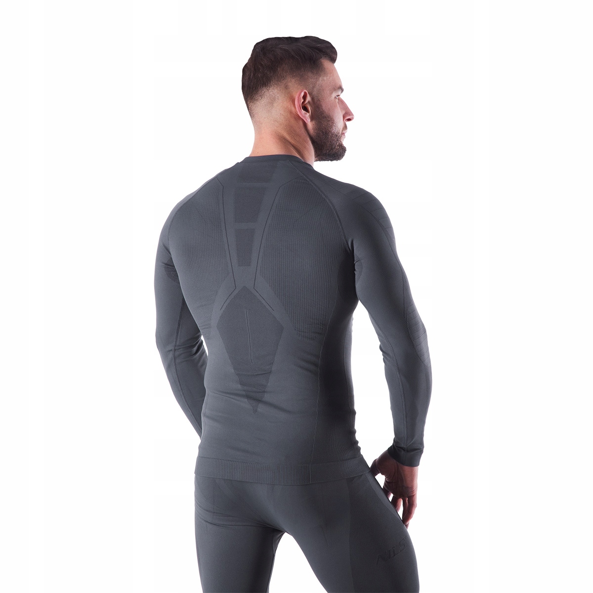 BIELIZNA TERMOAKTYWNA MĘSKA ZESTAW KOSZULKA r.S/M Rękaw długi rękaw