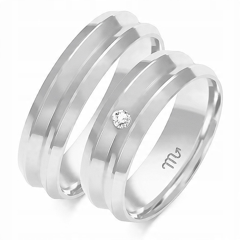 

Złote obrączki ślub delikatne ślub 333 r 26 27 28