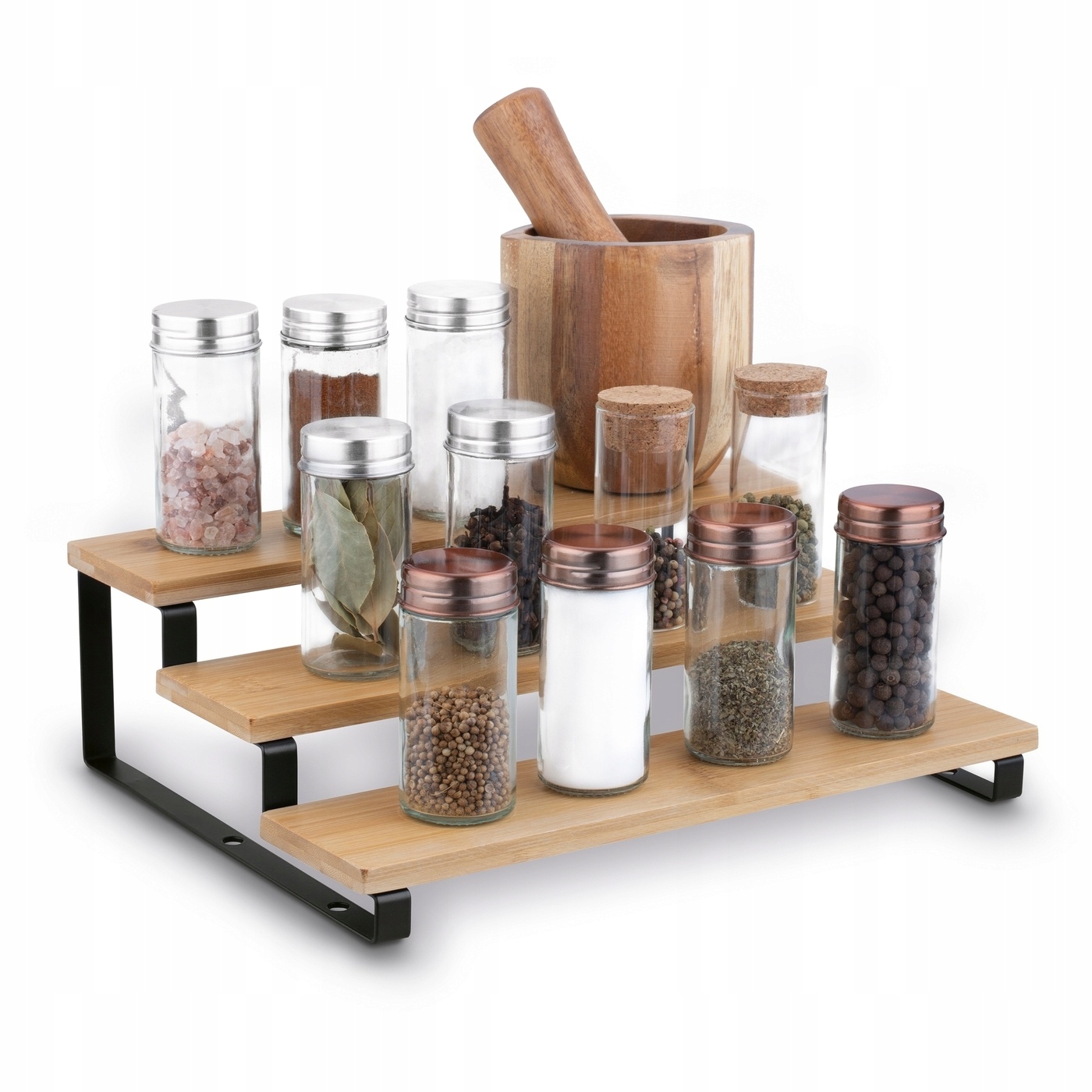 3x PÓŁKA NA PRZYPRAWY STOJAK na blat ORGANIZER