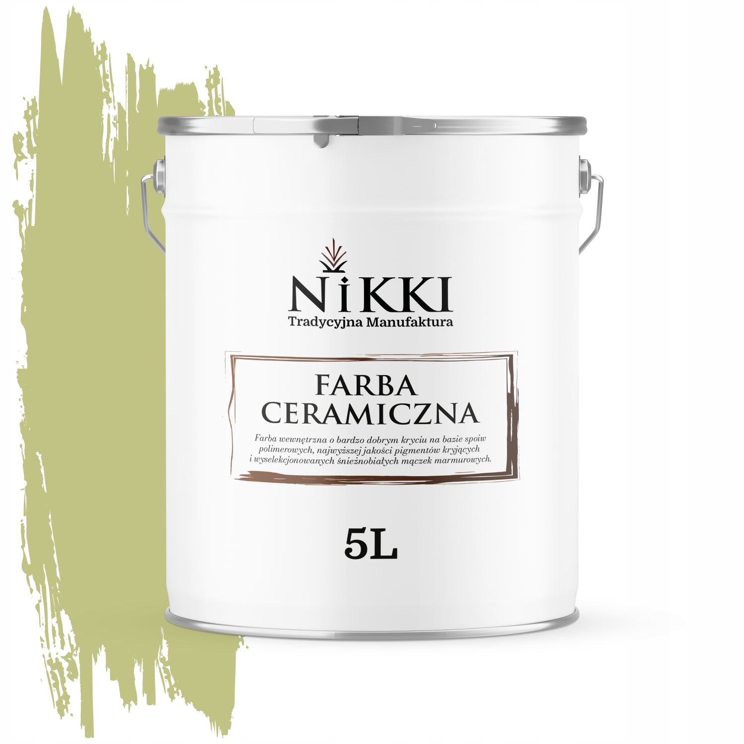 Keramická Stropná Farba Hrachová H2451 Hlboká Matná Na Steny 5 L