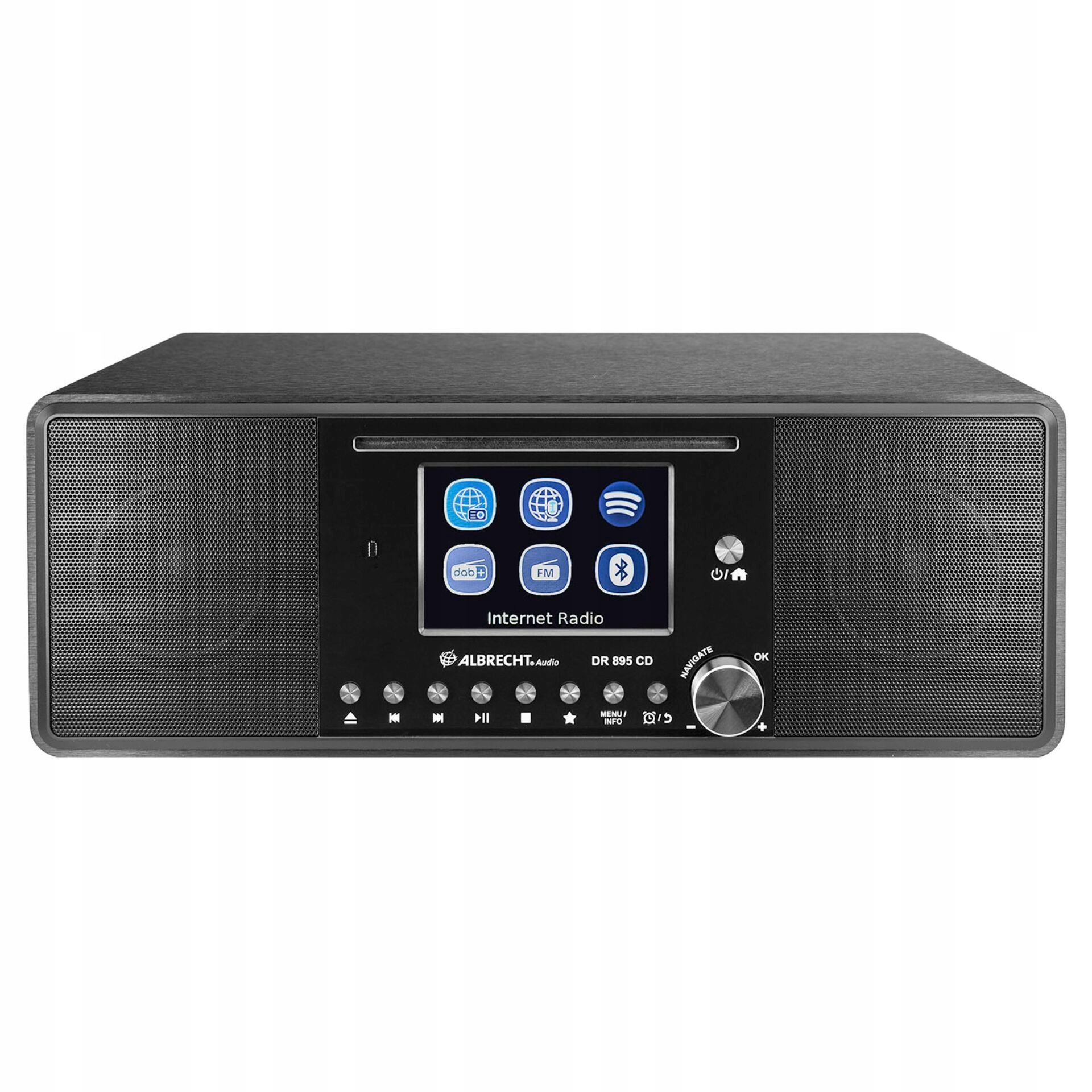 Radioodtwarzacz Albrecht DR 895 CD Hybrid Radio Bluetooth czarny