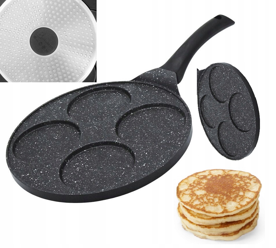 

Patelnia Do Jajek I Naleśników 26CM Granitowa Pan
