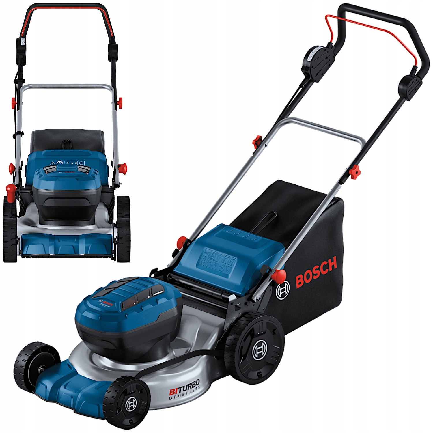 Kosiarka akumulatorowa 2x18V (36V) 46cm 60l body Bosch Gra 18V2-46