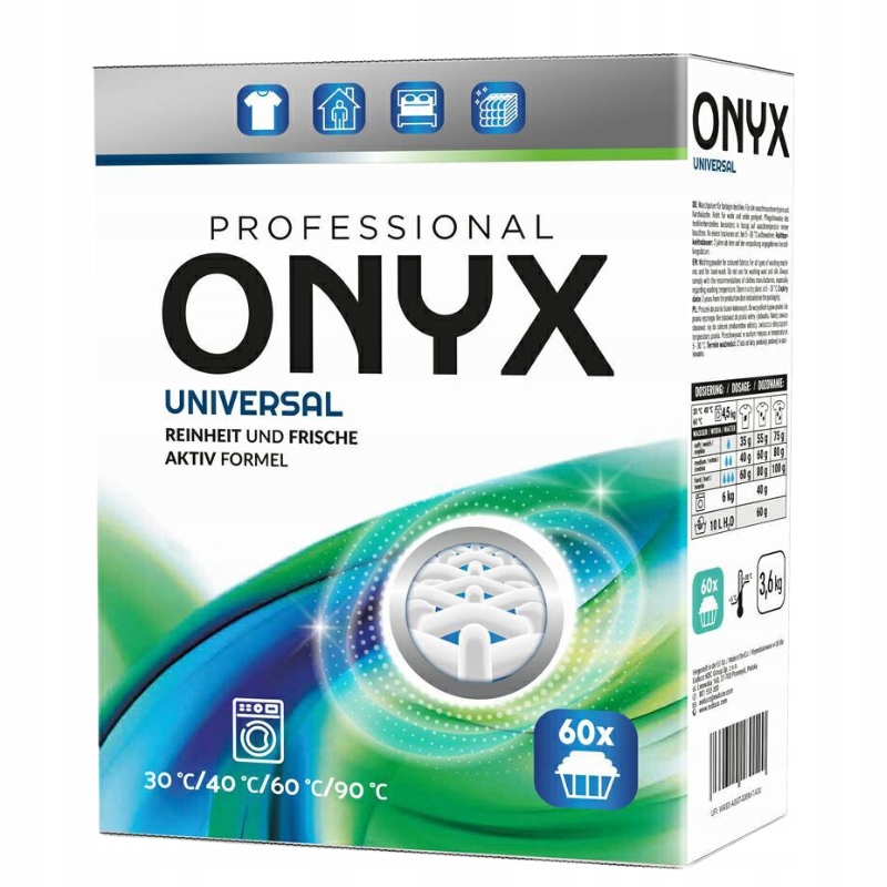 Onyx Professional Univerzálny prací prášok 3,6KG (60 Praní)