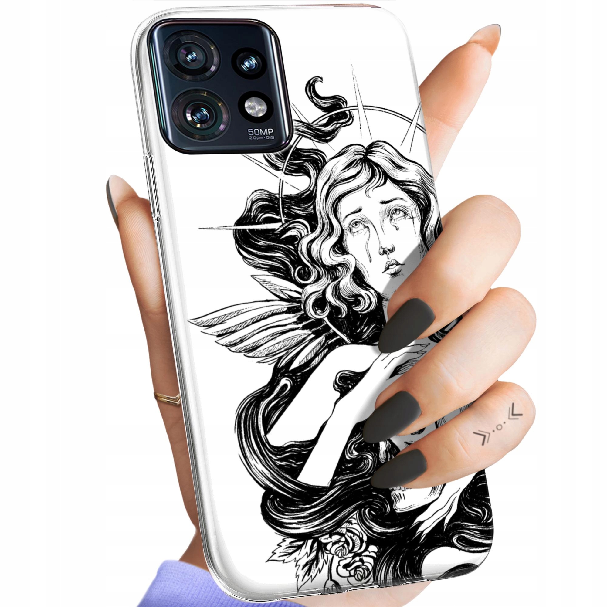 Etui Do Motorola Edge 40 Pro Anioł Aniołek Kupidyn Obudowa Pokrowiec