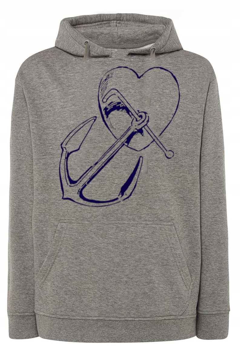 Pánská mikina s potiskem Kotva Srdce vel. 3XL