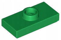 

Lego 15573 płytka wypustka 1x2 zielony 1 szt N