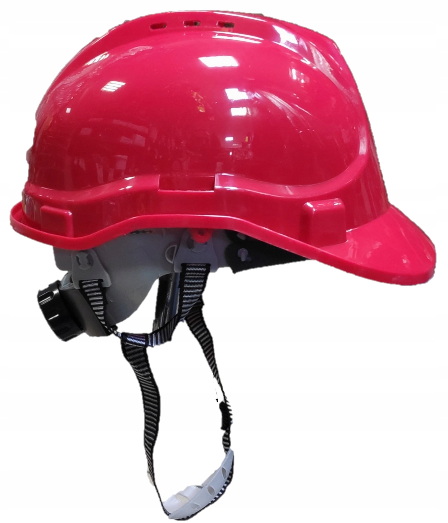 

Hełm Kask Bhp Budowlany Roboczy Ochronny Czerwony