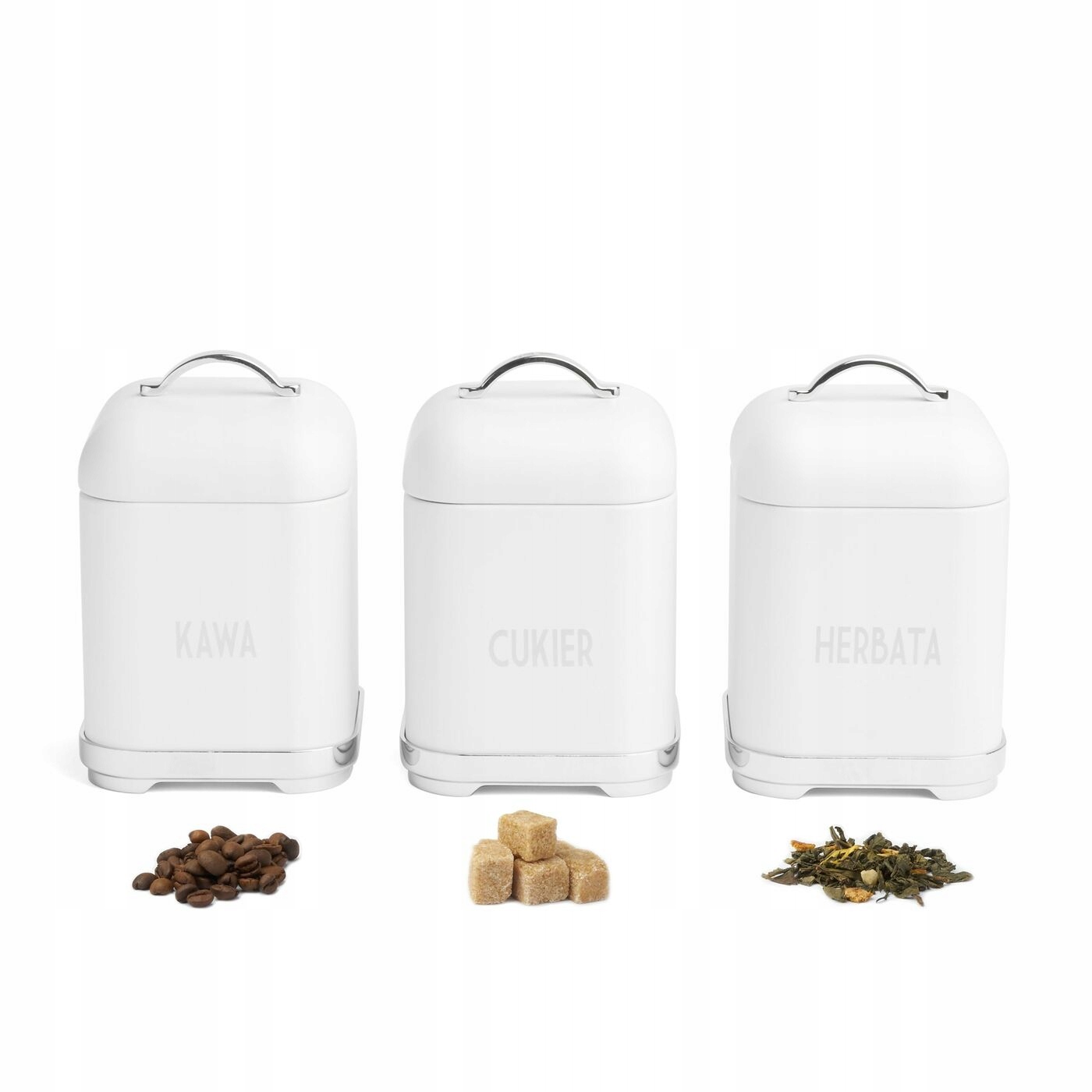 

Pojemniki Starke Pro Kawa Herbata Cukier design