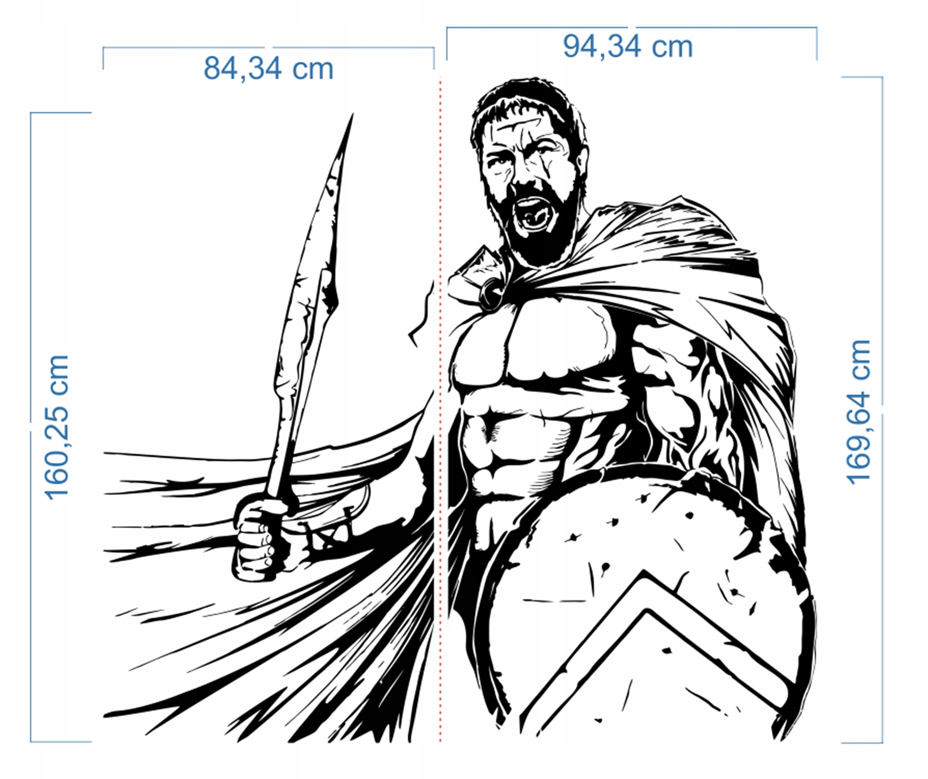 NAKLEJKI NA TIRA CIĄGNIK KABINĘ XXL FORMAT 178X170 Producent MGDesign