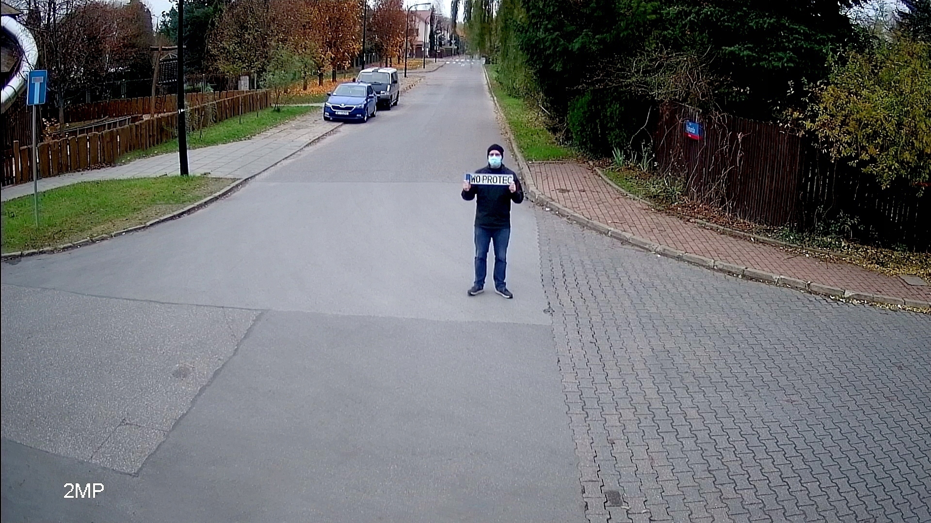 ZESTAW DO MONITORINGU 3 KAMERY TUBOWE ZEWNĘTRZNE podgląd online Marka Protec