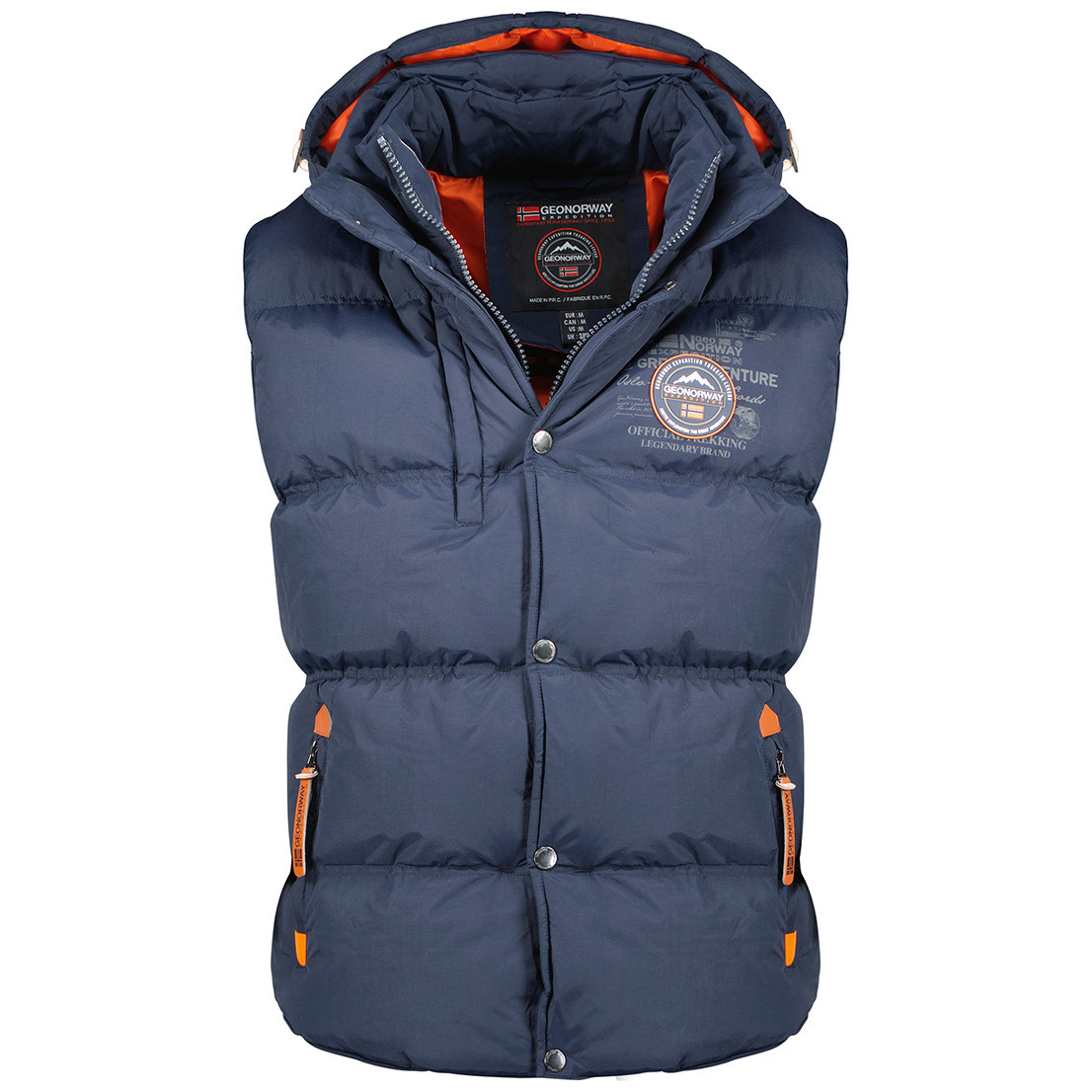 Geogrpaphical Norway vesta pánská Vilano Men 005 XL tmavě modrá