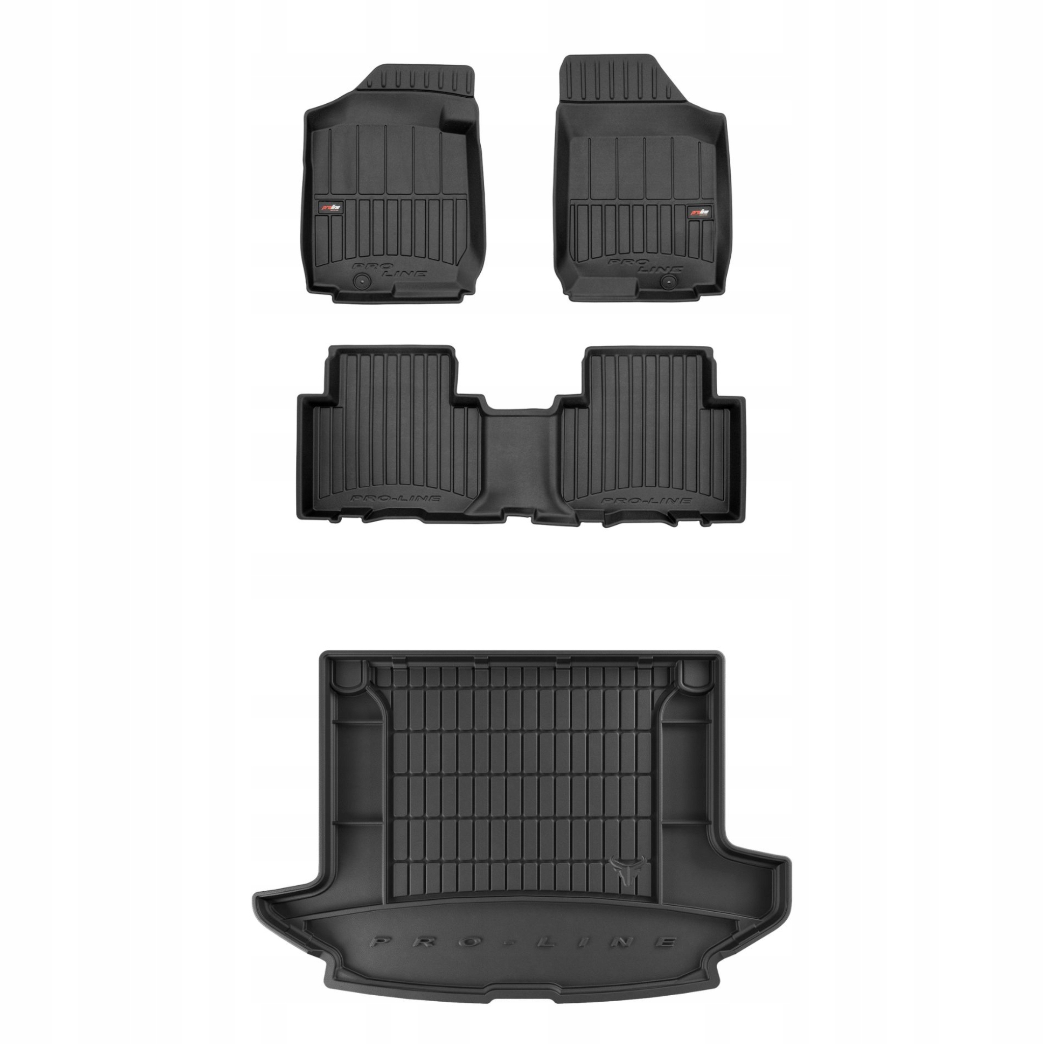 Sada gumových kobercov a rohoží pre Kia Carens III 2006-2013