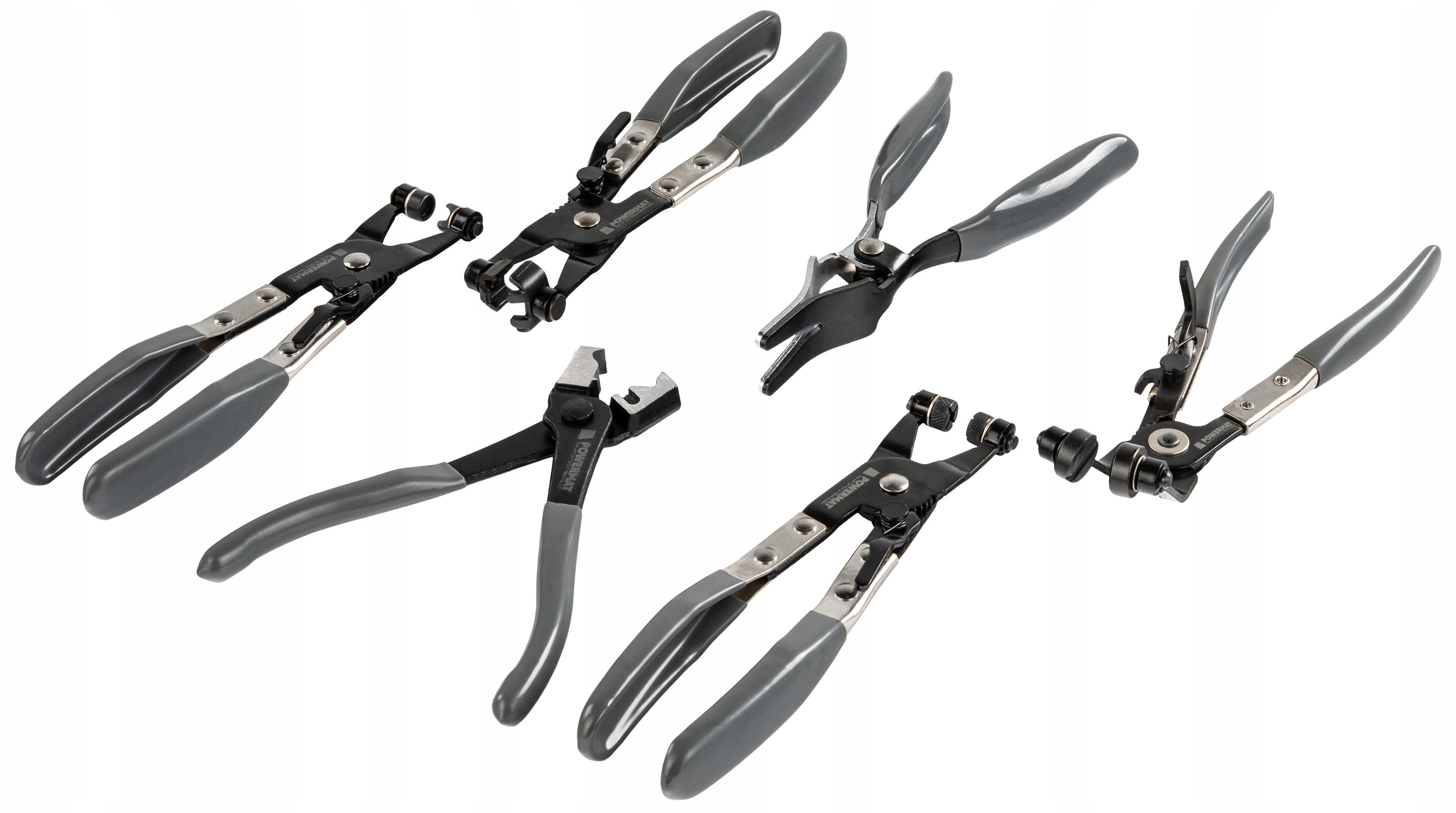 Locītavu zābaku skavu knaibles ar virvēm, 9 daļu komplekts, Powermat zīmols