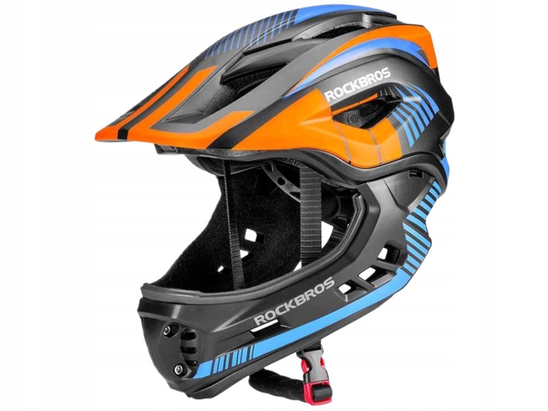 Kask rowerowy Rockbros TT-32SOBL-M Czarno-pomarańczowy dla Dzieci rozmiar M