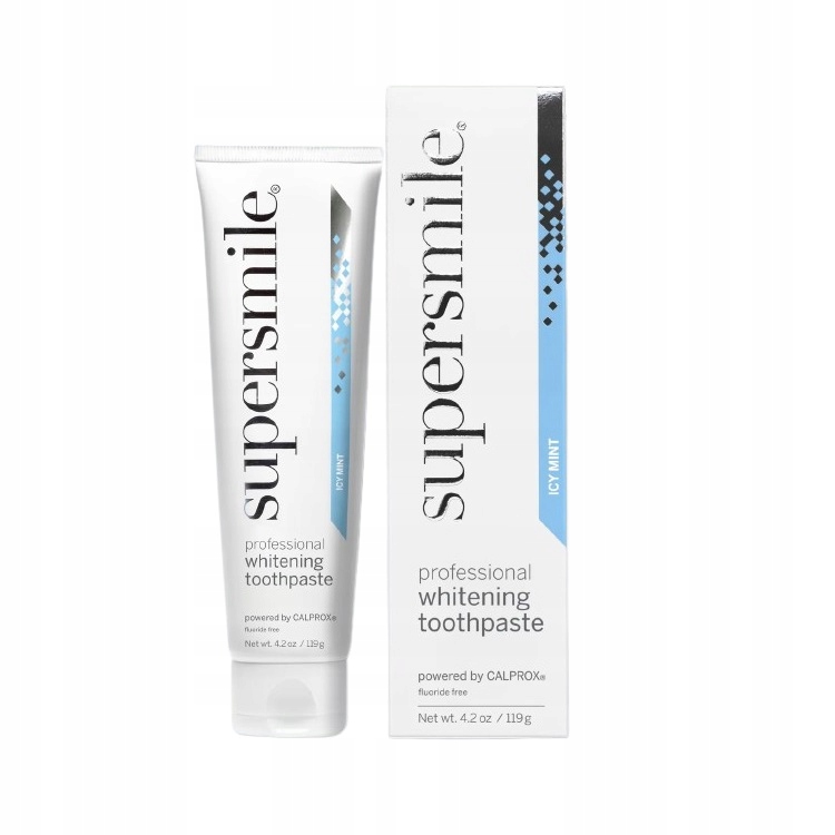 Supersmile Icy Mint wybielająca pasta do zębów bez fluoru 119g