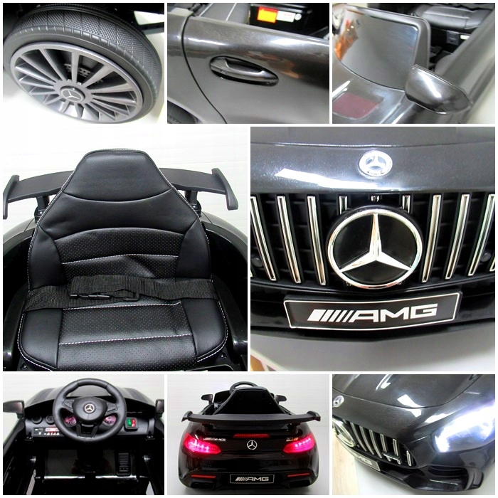 Mercedes GTR-S Auto na akumulator EVA SKÓRA Pilot Akumulator litowo-jonowy Szerokość pojazdu 52 cm