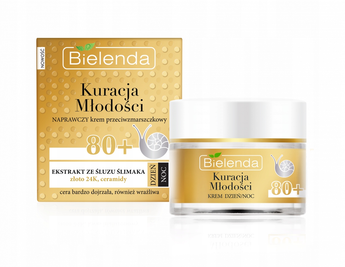 

Bielenda Kuracja Młodości Krem Śluz Ślimaka 80+