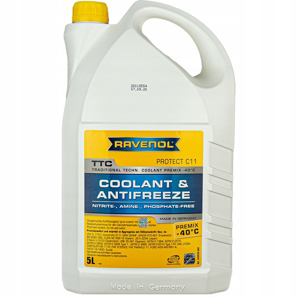 

Ravenol Ttc Protect C11 5L gotowy płyn do chłodnic