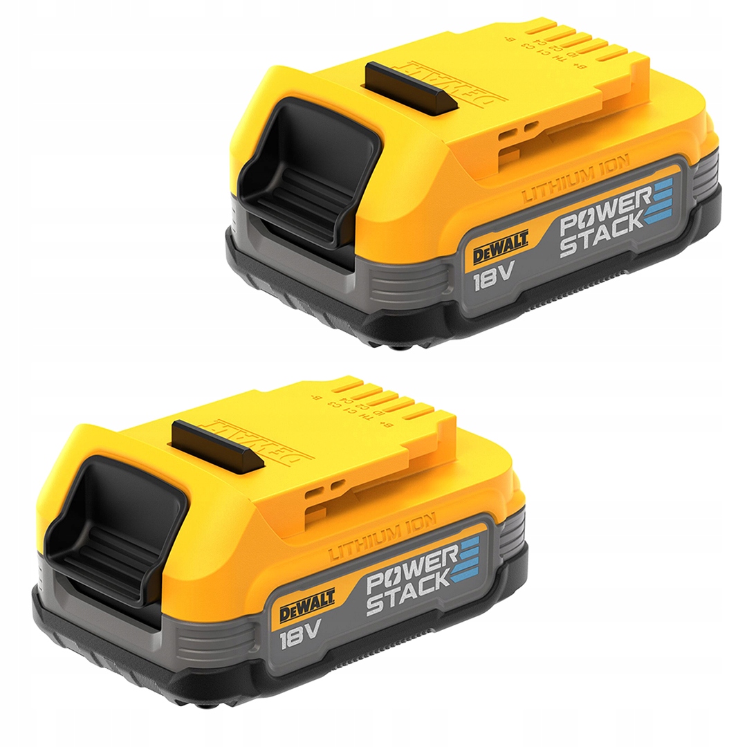 2 akumulatory 18V Powerstack 1,7Ah DeWALT DCBP034 Napięcie (V) 18 V
