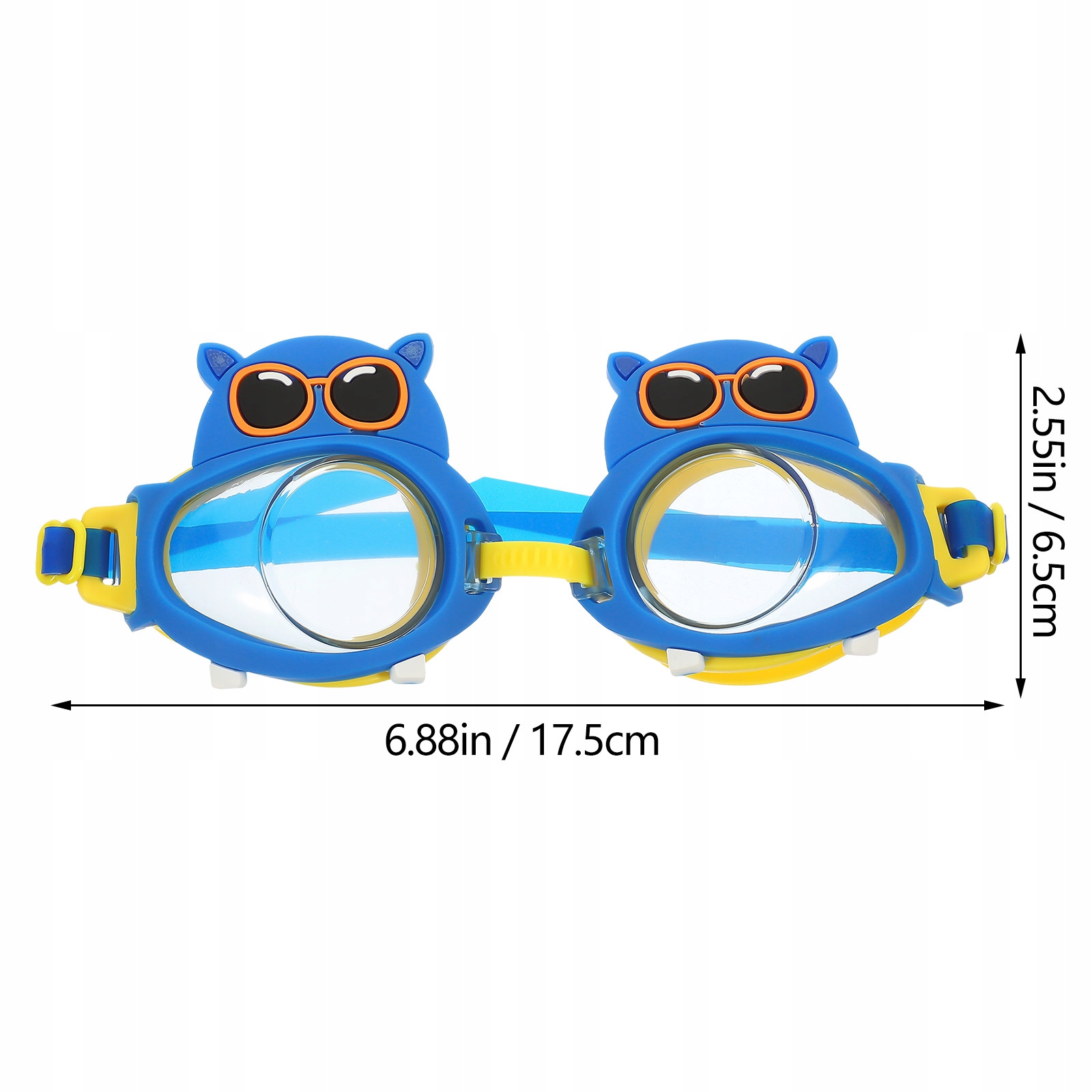 GOGLE OCEAN SZEROKI WIDOK PŁYWANIE W MORZU KARTONOWE PŁYWANIE Marka bez marki