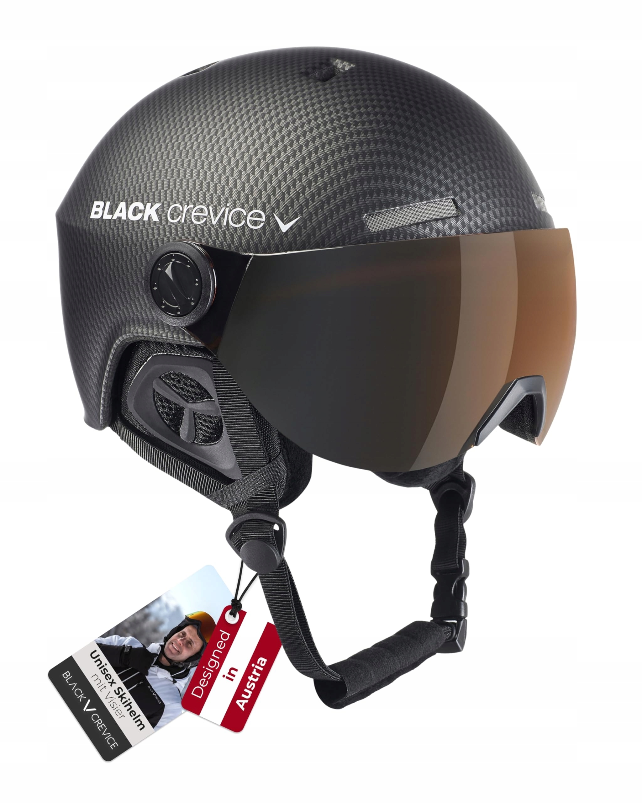 Helma Black Crevice S černá 51-54 CM