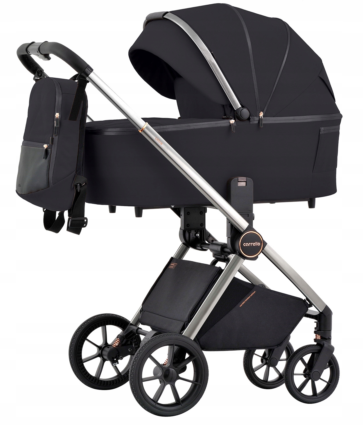 Wózek 2w1 CARRELLO Ultra | CRL-6525 | Night Black