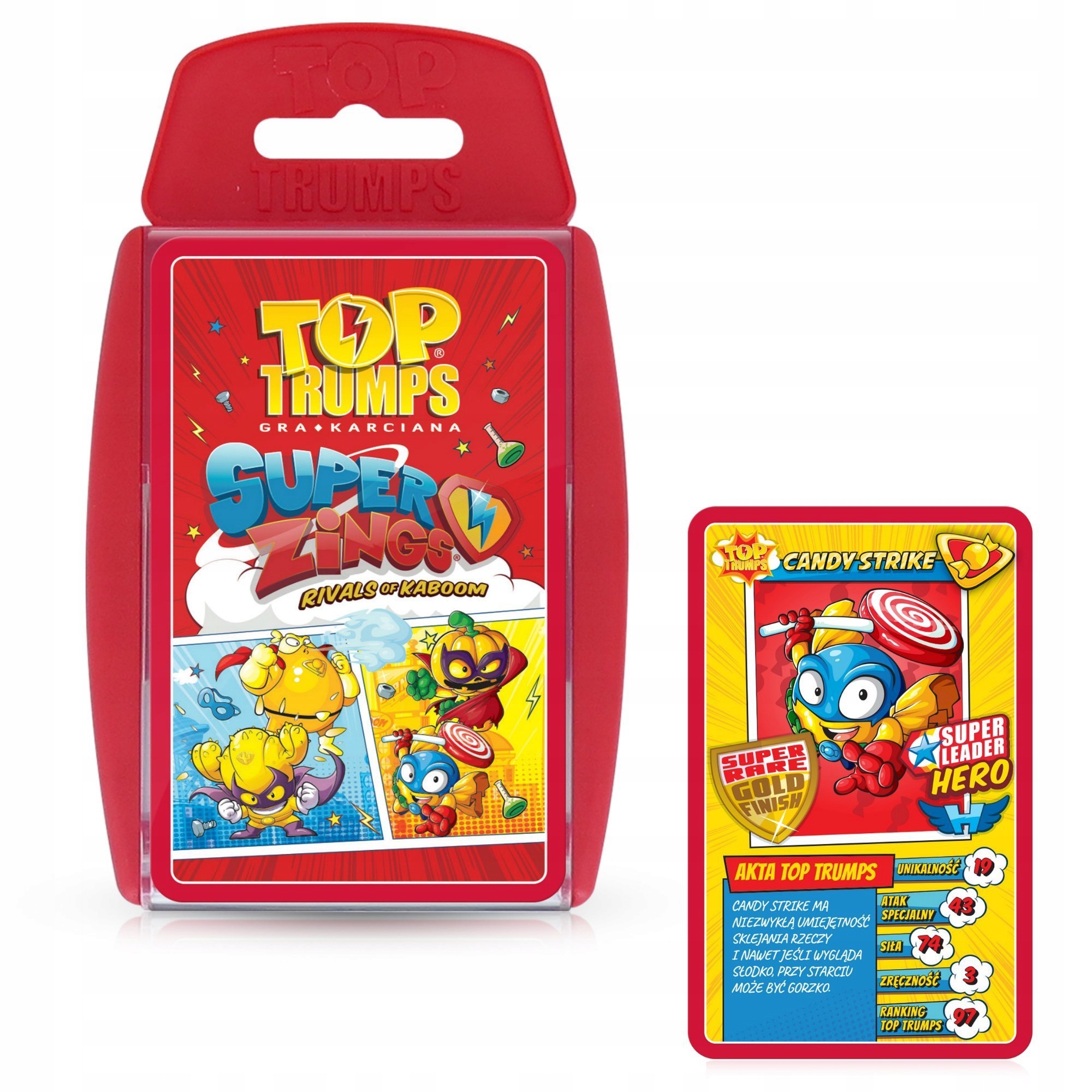 

Top Trumps Zings Gra Karciana Karty Winning
