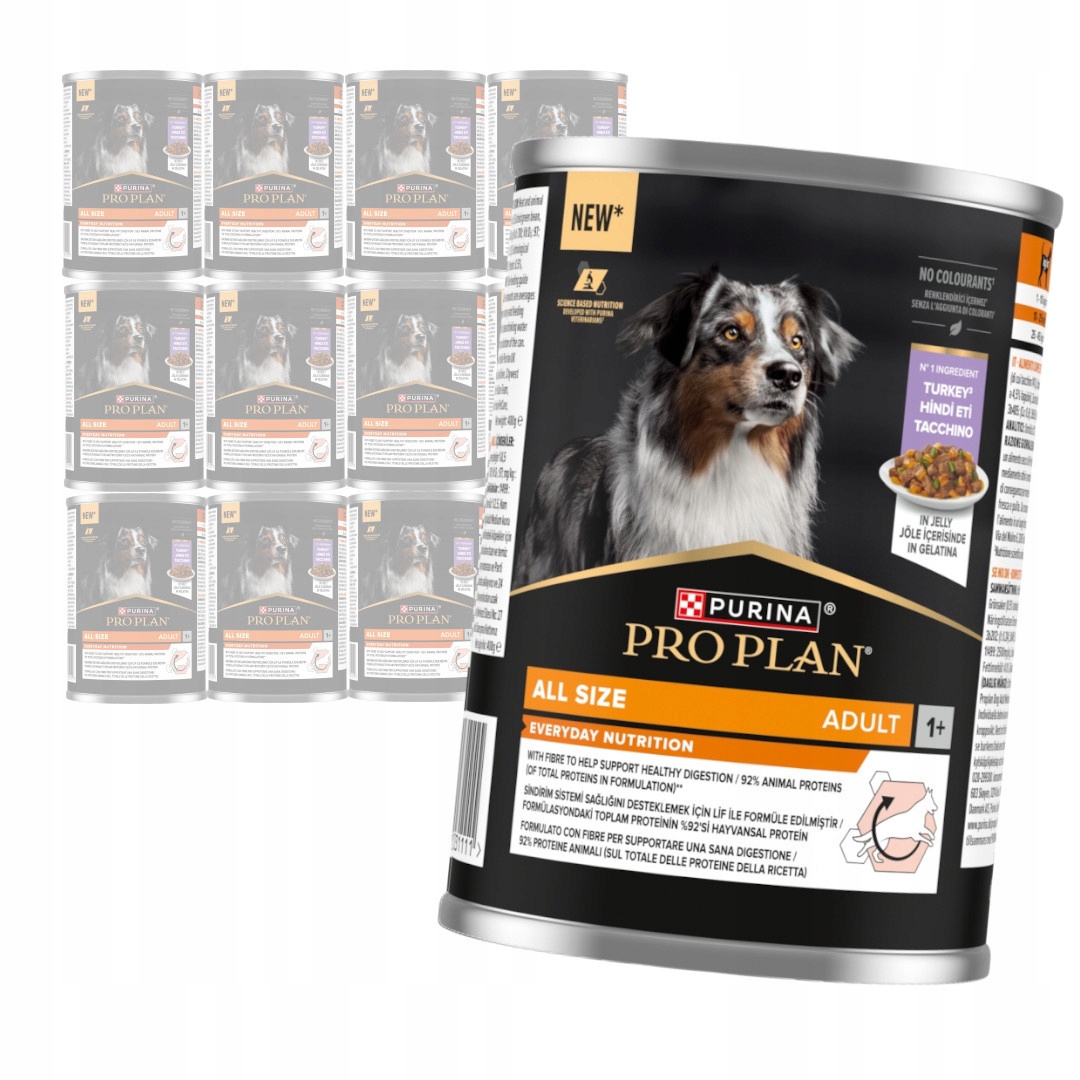 Levně Purina Pro Plan Everyday Nutrition 12x400g Krmivo pro psy s Krůta v želé