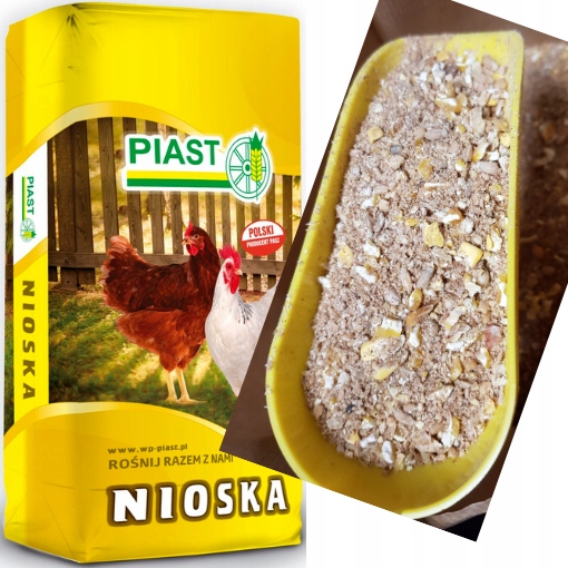 Pasza dla kur niosek sypka PIAST 25kg P-ń NIOSKA