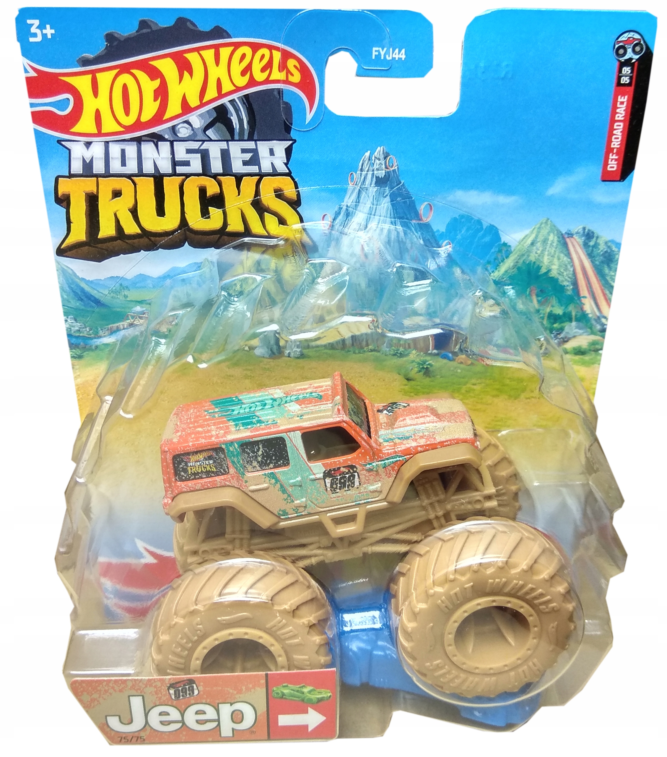 

FYJ44 auto Monster Trucks Hot Wheels Jeep
