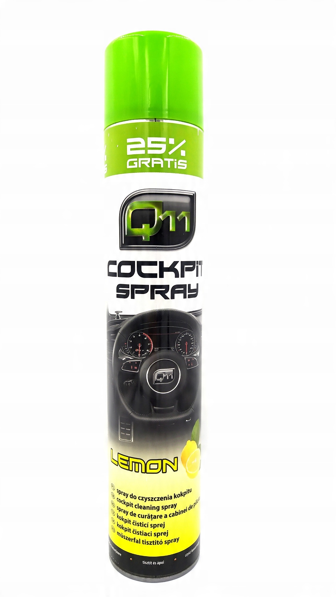 

Cockpit Spray Plak Pianka 750ml Lemon Kokpit Q11