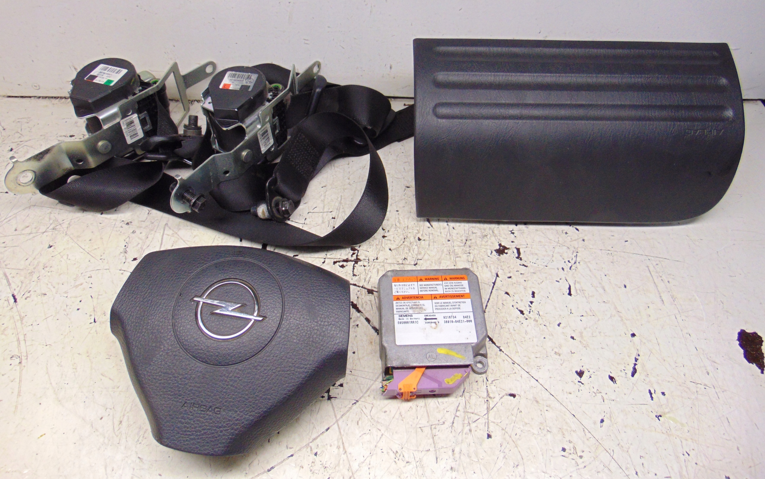 ПОДУШКА БЕЗОПАСНОСТИ РЕМНИ КОНСОЛЬ OPEL AGILA A LIFT