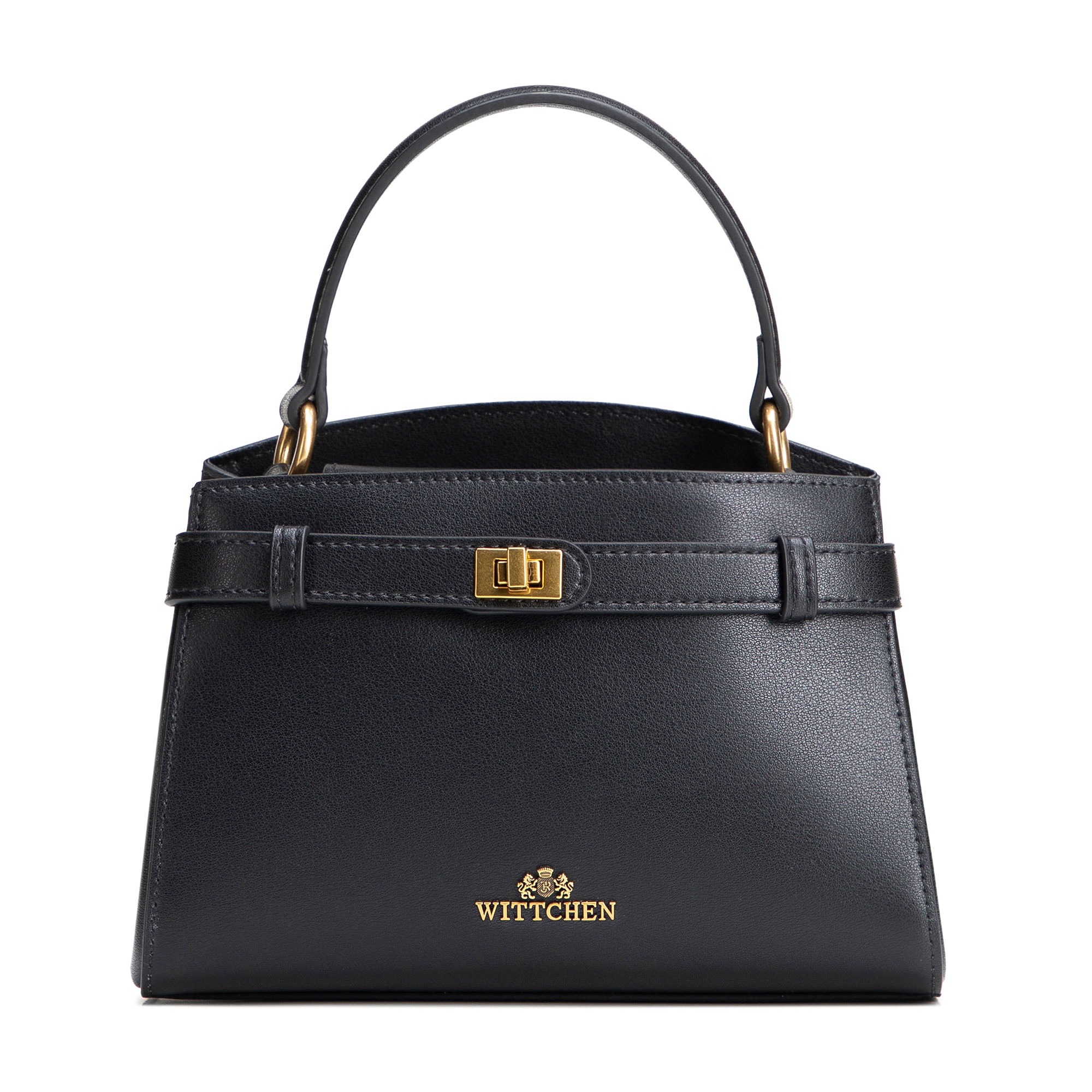Wittchen Elegance dámský kožený kufřík mini, černý