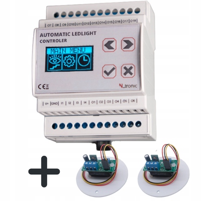 Ovládač osvetlenia schodov 2 detektory pohybu Sharp