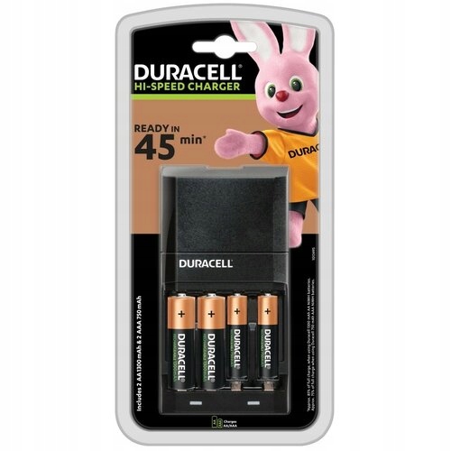 Nabíječka Duracell s bateriemi CEF27 2AA+2AAA