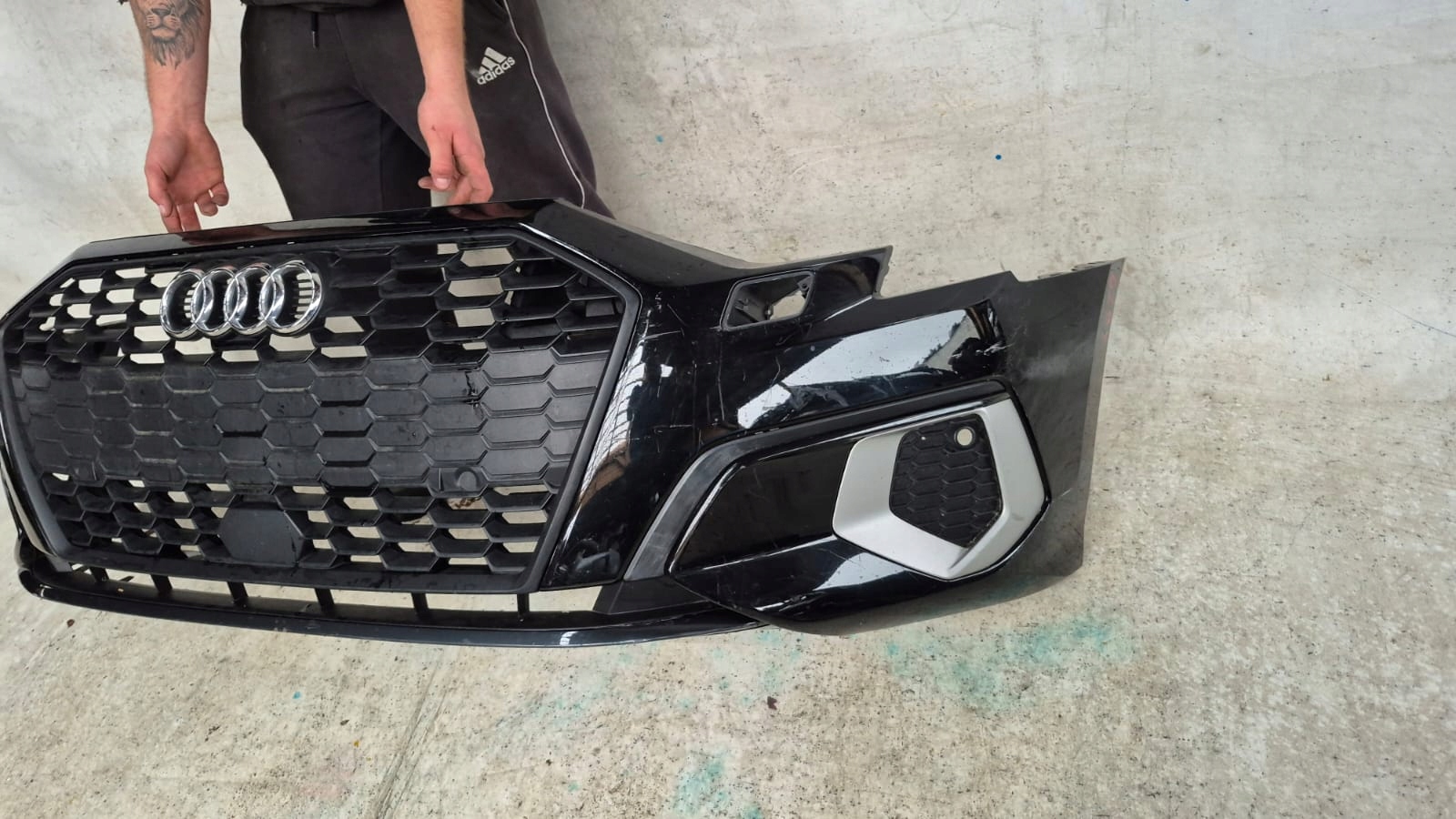 AUDI A3 IV 4 8Y 20-24 bumper front front washer PDC
