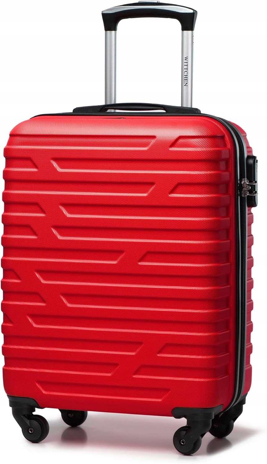 Wittchen Kabinový kufr S 54x39x23 cm Červený Abs Zámek