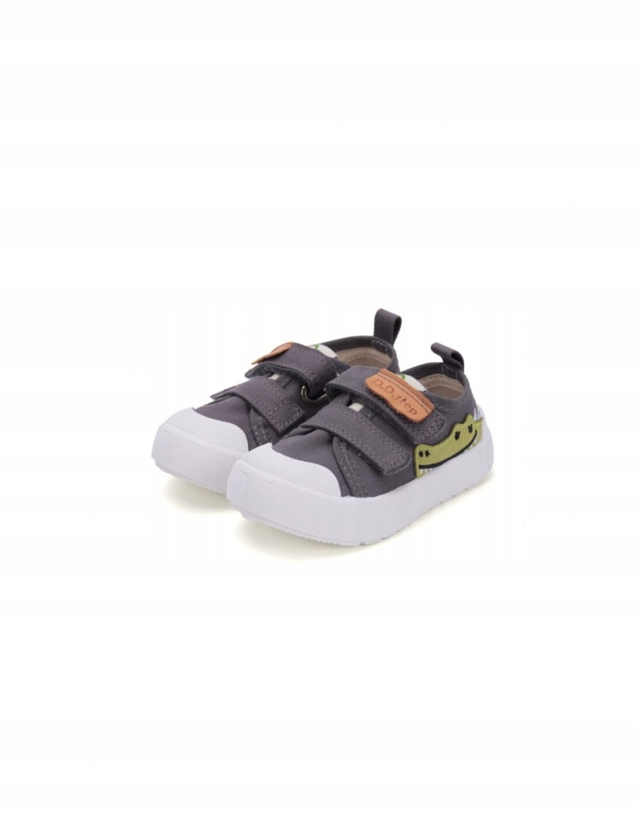 Tenisówki trampki D.d.step C096-52129A Dark Grey na rzepy roz.21