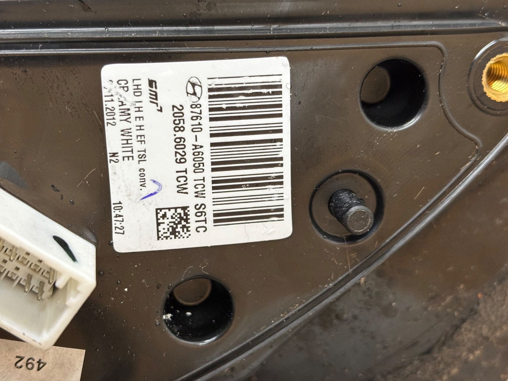 mirror left electrics HYUNDAI I30 II 12- 8 PIN 87610A6050