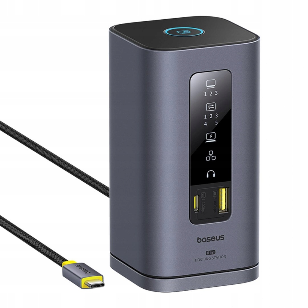 Stacja dokująca Baseus Spacemate hub Usb-c 11w1 3xHDMI 4K 60Hz 2xUSB-A (1