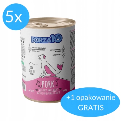 Forza10 Maintenance mokrá pro psa s vepřovým masem 5x400 g 400 g Bonus